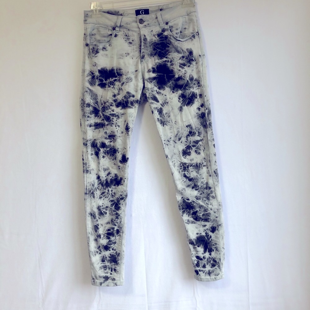 Tie dye jeans
